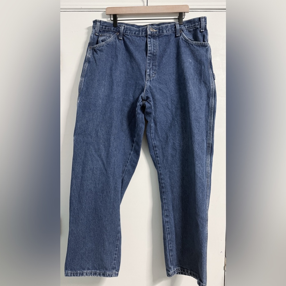 Dickies Carpenter Jeans 40x32 Men Blue Workwear 100% Cotton